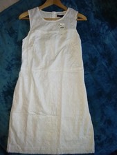 Banana Republic Women’s Ivory Embroidered Sleeveless Dress - 4 NWT $89.99 Retail