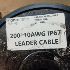 10 AWG 2C Low Energy Underground Circuit IP67 Leader Cable 150V (200ft)