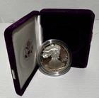 1989 American Silver Eagle Proof .999 $1 Dollar BU Uncirc Coin 1 Troy Oz COA