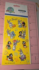 Vintage Stickers Baby Looney Tunes Bugs Bunny Daffy Duck 2 Sheets New