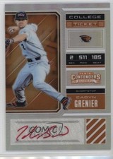 2018 Panini Elite Extra Edition Holo Prizm 21/25 Cadyn Grenier #CG Auto s3g