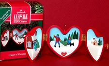 1991 NEW Hallmark Christmas Ornament HEART OF CHRISTMAS QX4357 2nd in series
