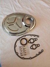 Timing Chain Cover For Sb Chevy V8 Sbc 283 327 350 383 400 V8 Roller Cam Chrome Timing Chain Cover For Sb Chevy V8 Sbc 283 327 350 383 400 V8 Roller Cam Chrome
