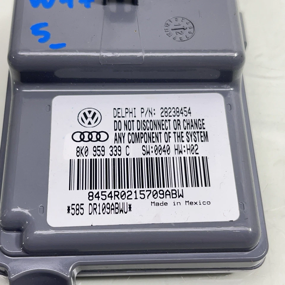 Módulo de detección de ocupantes asiento delantero derecho Audi A4 2009-2012 8K0959339C OEM Foto 2 de 4