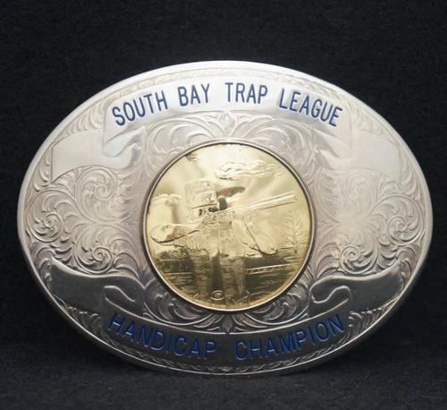 WB03126 *NOS* FIBBIA VINTAGE ANNI 70 **SOUTH BAY TRAP LEAGUE** HANDICAP CHAMPION