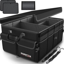 Trunk Organizer For SUV Car Trunk Organizer, Foldable Medium 50L Black