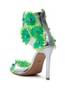 Azalea Wang Kayde Green Stiletto Sandals Flowers Heels 11 — photo 4