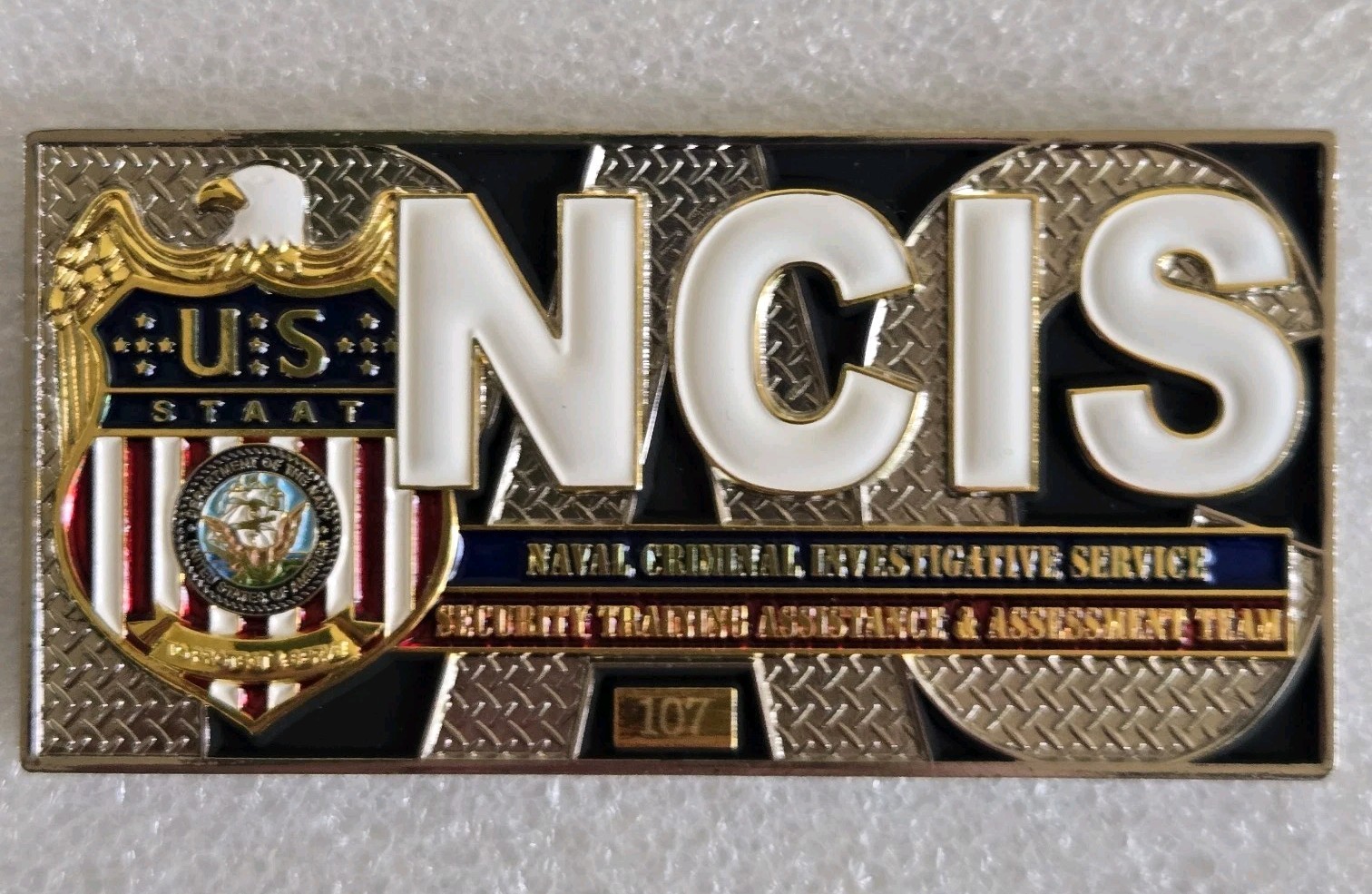 USN NCIS STAAT CHALLENGE COIN - Naval Criminal Investigation Serice Secuirity