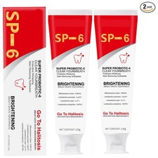 2PCS Probiotics Bright White Toothpaste Fresh Breath Super Probiotic-6