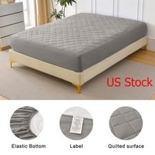 Waterproof Mattress Pad Diamond Grid Ultrasonic Mattress Protector Breathable
