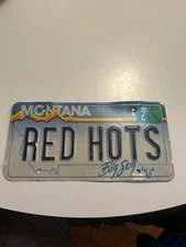 Embossed Montana Big Sky License Plate