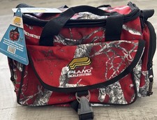 Plano Softsider 3700 Game Day Camo Red Fishing Tackle Bag/Box, 3 Stowaway Boxes