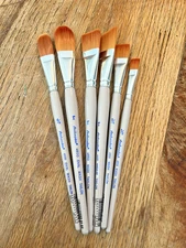 Loew Cornell American Painter 4000 Series -6 Paint Brushes