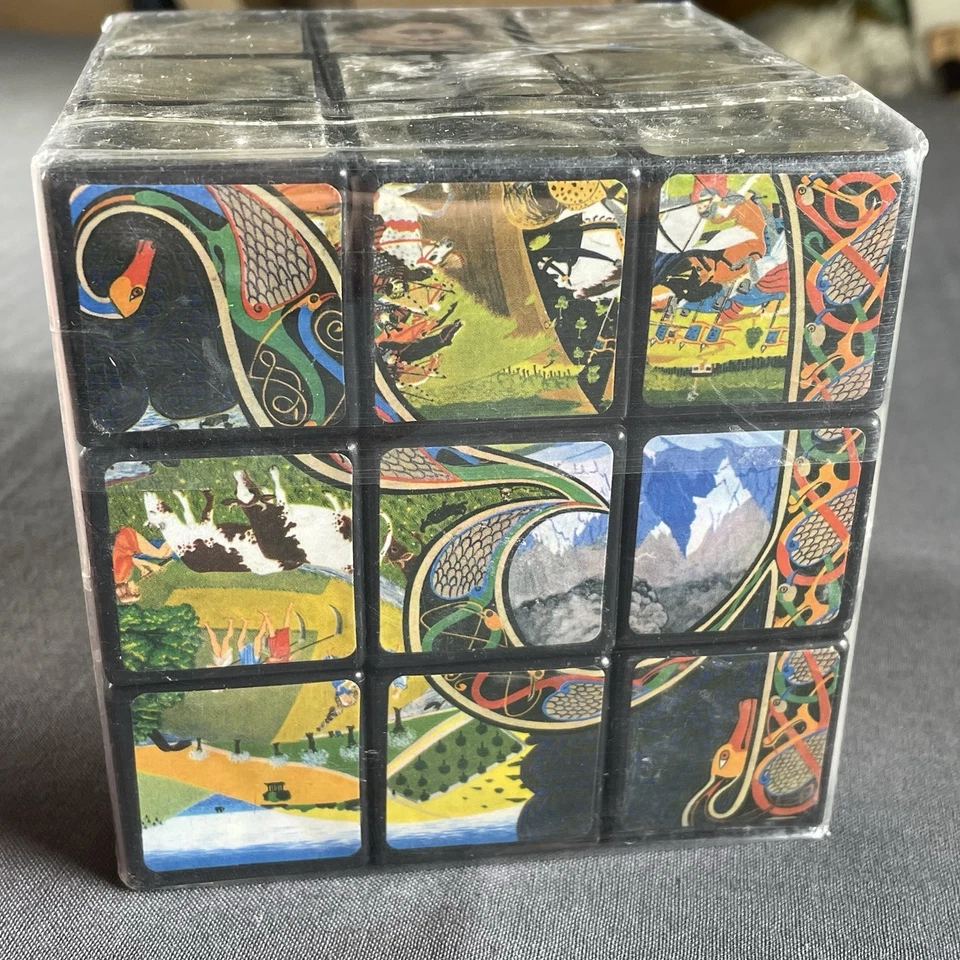 King Crimson Rubik’s Cube (The Crimson Cube) 4” X 4” In The Court NUEVO RARO Foto 4 de 4