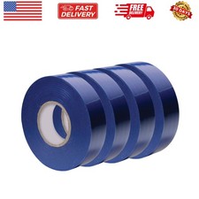 Vinyl Blue Electrical Tape 3/4 inch x 66 Ft for Electrical Insulation, Wire B...