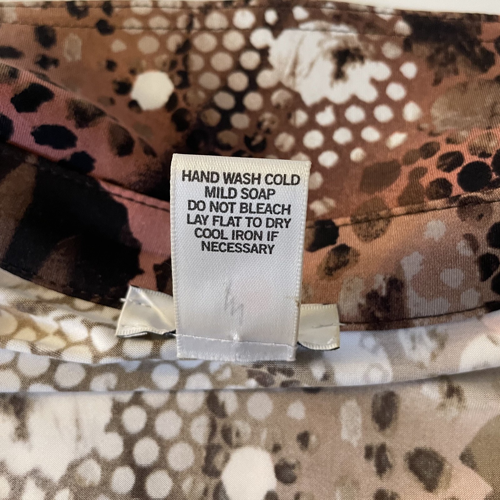 VTG Cache Ruched Button Front Collared Top S Stre… - image 8