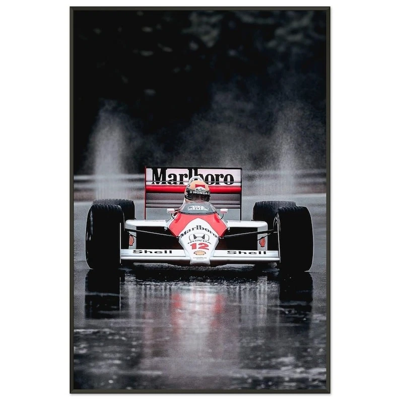Carte Postale Ayrton Senna – Formule 1 – état Correct