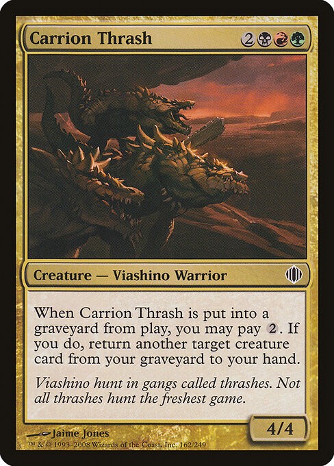 Carrion Thrash Foil Shards of Alara 162 NM MTG