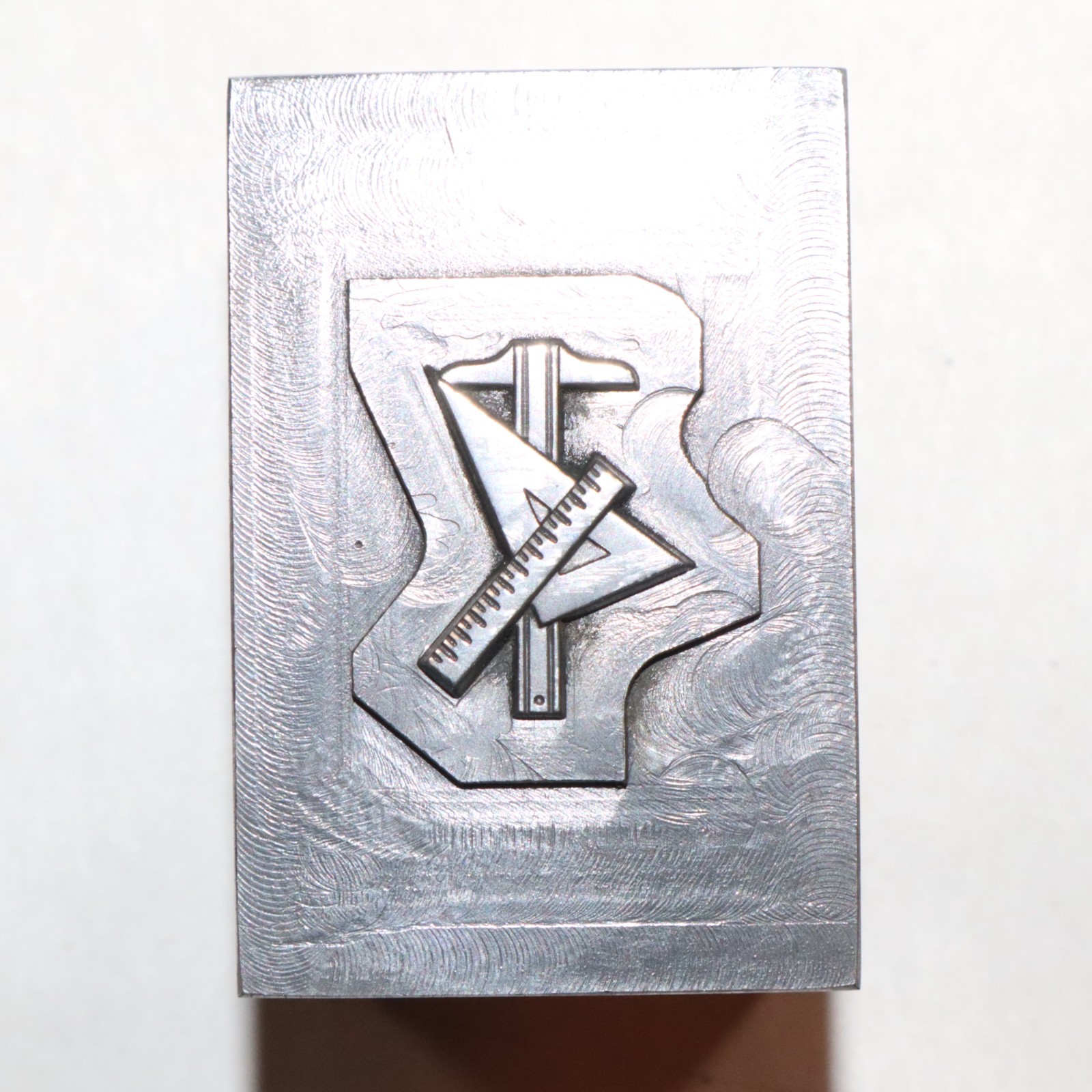 MEASURING TOOLS SQUARE RULER Antique Vintage Hub … - image 1