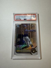 2022 Bowman Mega Box Chrome #79 Jackson Chourio 1st Rookie Card RC PSA 10