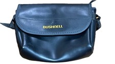 Vintage Bushnell binoculars case black with shoulder strap soft interior