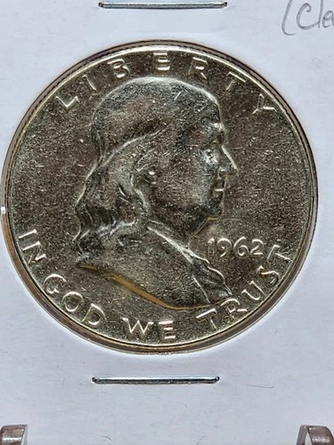 1962-D Franklin Half Dollar Raw AU (Details)