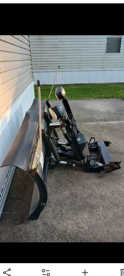 Wrangler Jeep Snow Dogg MD68, 7'. Quitanieves de acero inoxidable - Mandos a distancia - Parcialmente nuevo. Foto 4 de 4