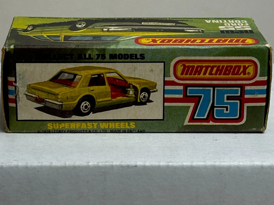 Matchbox Superfast No. 55 Ford Cortina with Original Box - Image 2 of 4