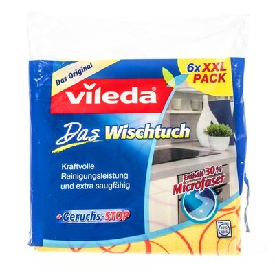Vileda All- Purpose Cloth Polyester 6 Stck 1Er Pack