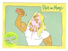 RICK AND MORTY SEASON 1 SCRATCH AND SNIFF CARD SS5 TURBULENT JUICE
