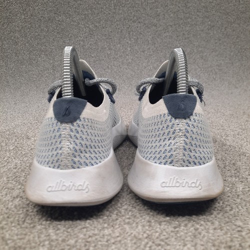 Allbirds Tree Dasher 2 Womens Size 7.5 White Blue Running Sneakers Shoes Comfort - Picture 9 of 11