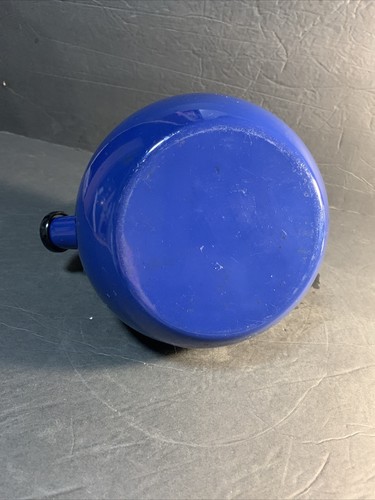 COPCO? 2.27 QT (8 cups) Whistling Tea Pot Kettle Blue Very Clean Inside - Picture 6 of 8