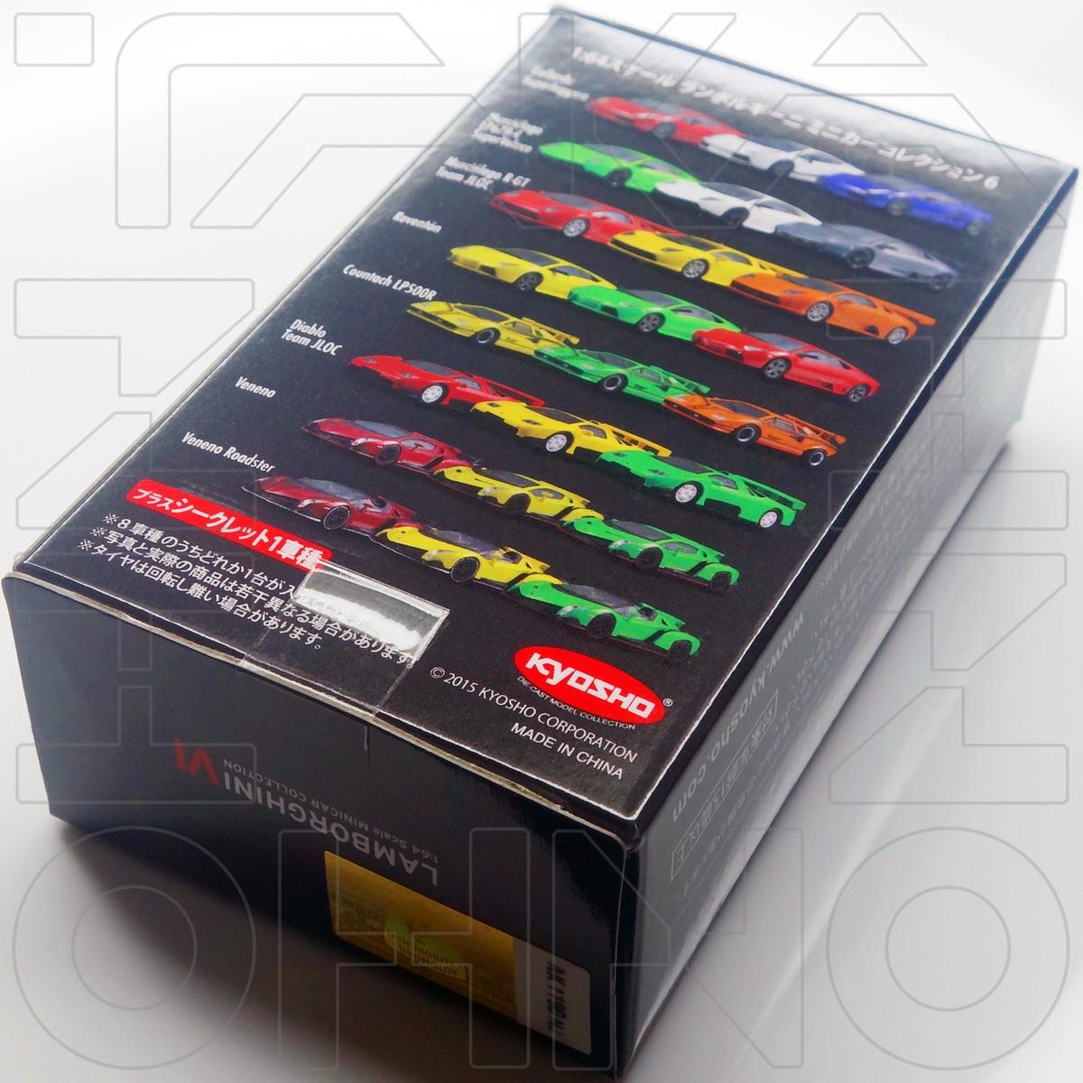 LAMBORGHINI COLLECTION 6 COMPLETE SET OF 24 KYOSHO 1:64 VENENO
