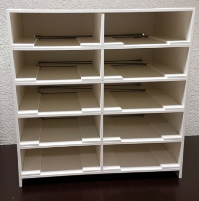 Rack 10er Kunststoffrack für  42x30x10cm  Boxen