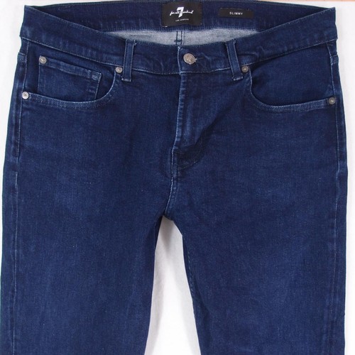 Jeans Hugo Boss Delaware Ajusté – Bleu, Coupe Straight, Taille W34 L32 Occasion Très Bon état