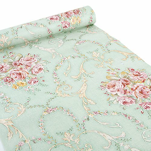 Ya Jin - Rivestimento autoadesivo in stile vintage, per mensole, cassetti (L0R)