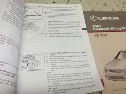 2001 Lexus IS300 Is 300 Servicio Tienda Reparación Taller Manual Juego Nuevo - Imagen 5 de 6