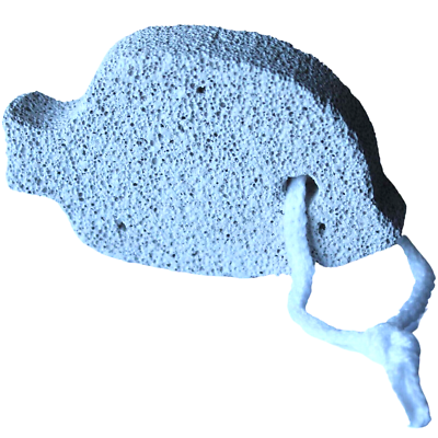 Natürlicher Bimsstein Aus Japan – Ergonomische Form, Extra Fein Für Ellbogen, Knie & Fersen, Hornhautentferner