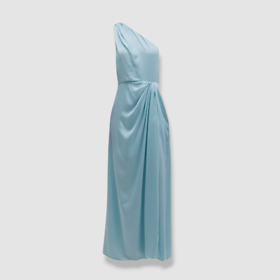 bondi born green dress Bondi Born Marfa Silk Halter Maxi Dress – Vermillion main image 0