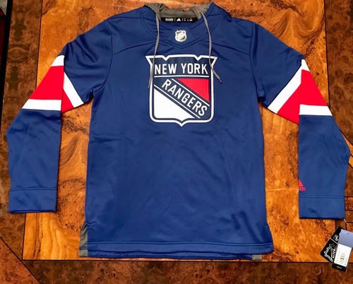 Adidas Men’s New York Rangers Pullover Hoodie NHL Hockey CB7318 SIZE S