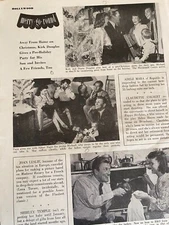 Kirk Douglas, Full Page Vintage Clipping, a