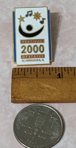 2000 Festival of States Lapel Hat Pin Saint Petersburg - Picture 3 of 3