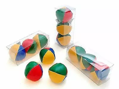 COLOURED JUGGLING BALLS CIRCUS CLOWN LEARN TO JUGGLE CIRCUS TOYS