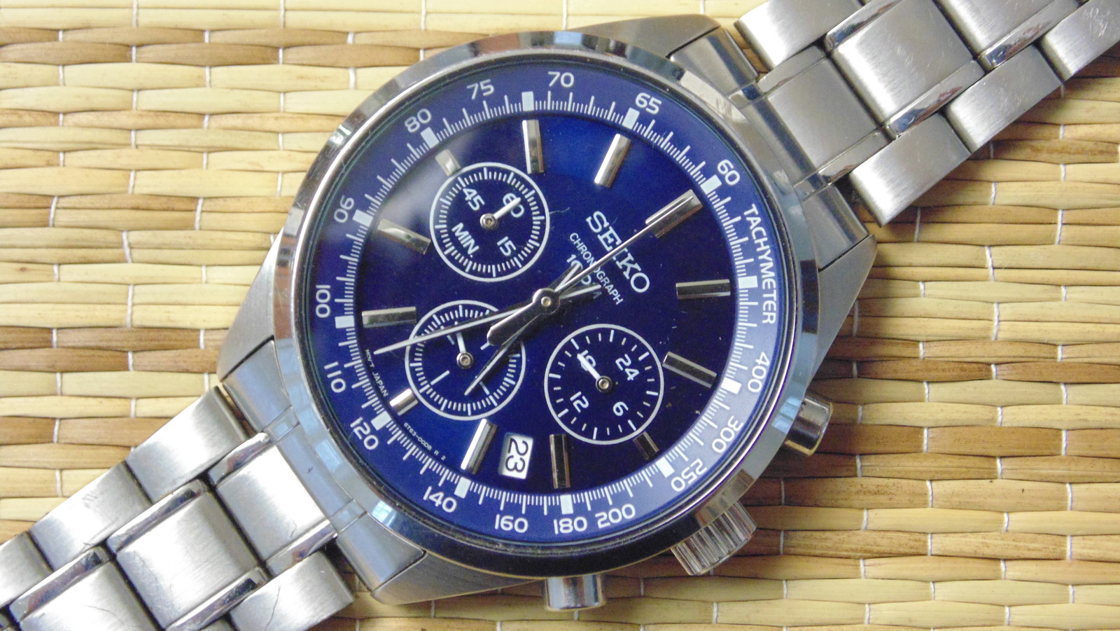 SEIKO 6T63-00B0 CHRONO CHRONOGRAPH DEPLOYMENT BRACELET STAINLESS WATCH  BOXED SET | eBay