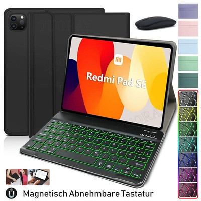 QWERTZ Tastatur Maus Schutzhülle Für Xiaomi Mi Pad 5 6 Pro SE 11 Redmi Pad 10.61