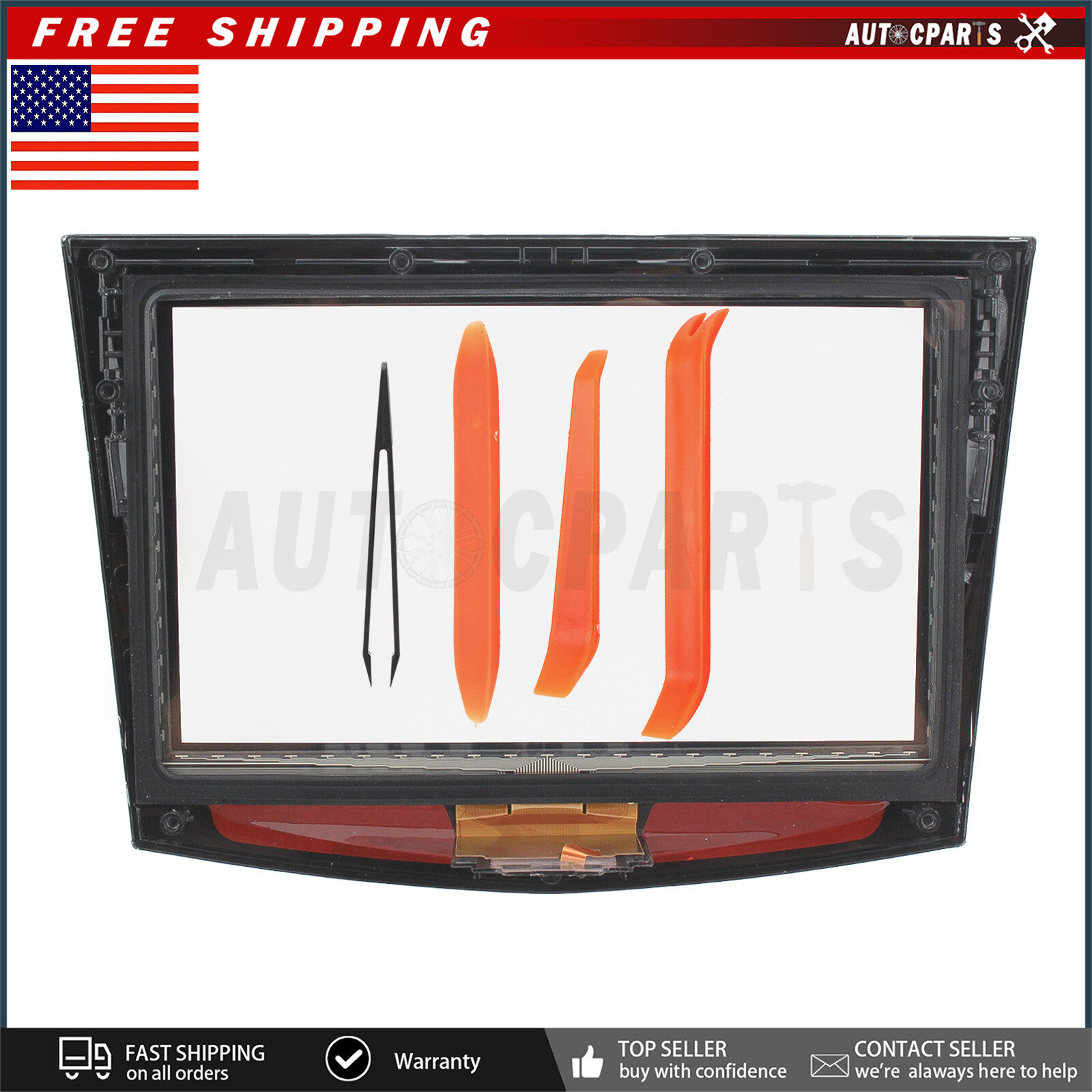 New Touch Screen Display For 2018-2020 Cadillac ATS CTS SRX XTS CUE TouchSense E - Foto 5