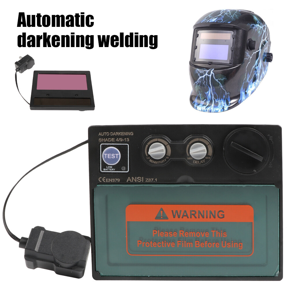 US Large View Area True Color Solar Welder Helmet Auto-Darkening Welding Helmet