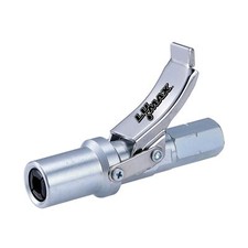 Lumax LX-1403 Heavy-Duty Easy Quick Release Grease Coupler 1/8" NPT 1Pck Silver