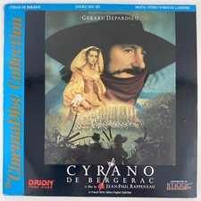 Cyrano De Bergerac 2-Laserdisc LD CinemaDisc Collection In French W/ Subtitles 