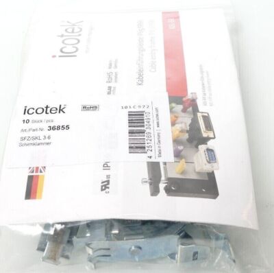 10x icotek 36855 Schirmklammer SFZ/SKL 3-6